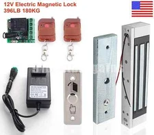 Door Access Control System Electric Magnetic Lock Wireless Remote Controls 180kg