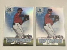 2023 Bowman Chrome Sights on September George Valera Guardians Lot of 2 SOS-9
