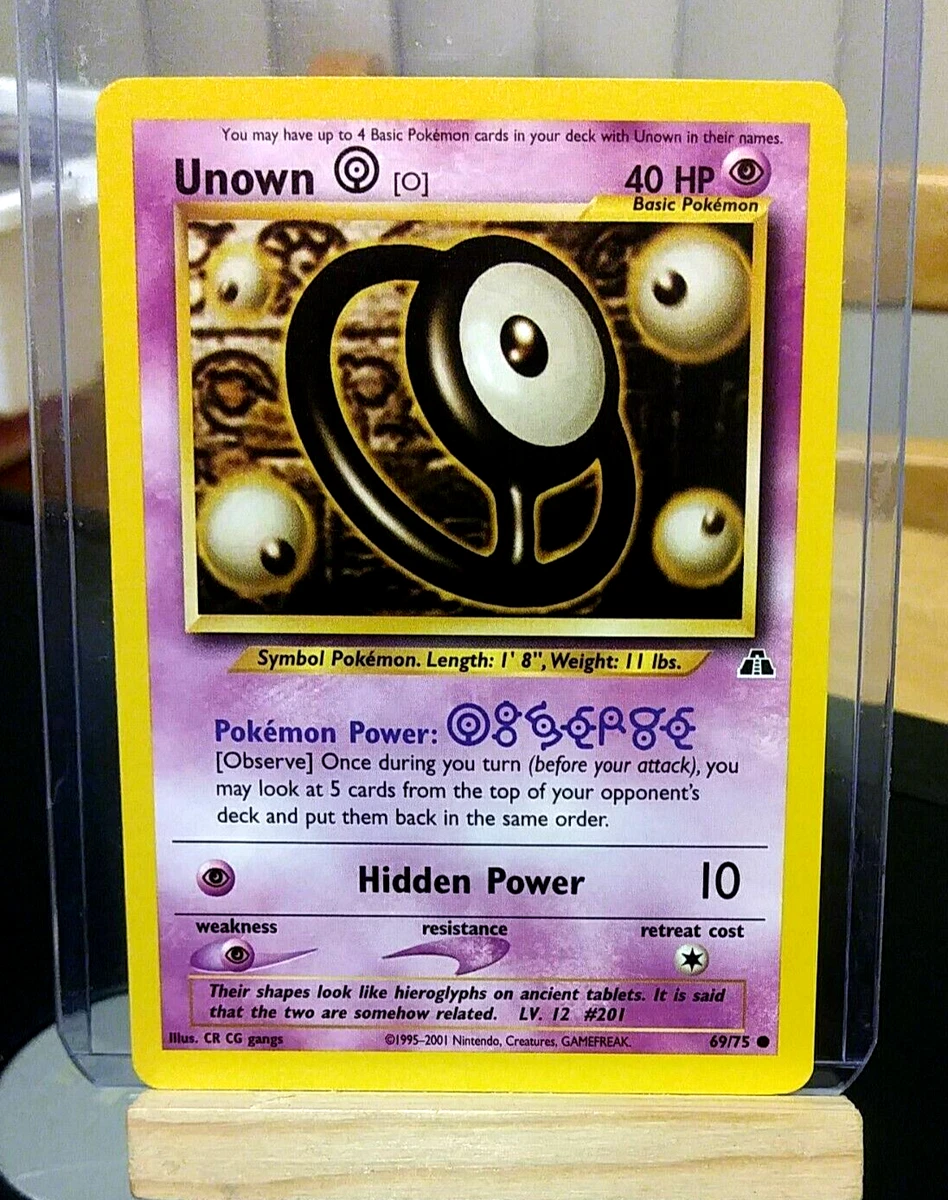 Pokemon - Unown [O] (69) - Neo Discovery