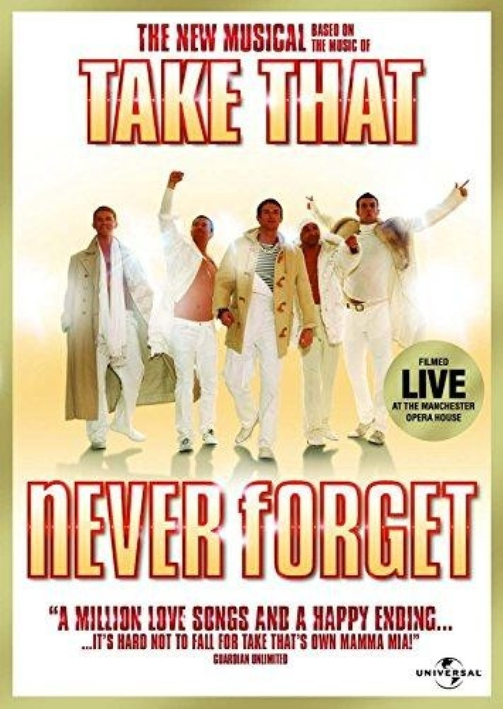 Take That: Never Forget - The Musical DVD (2007) FREE SHIPPING