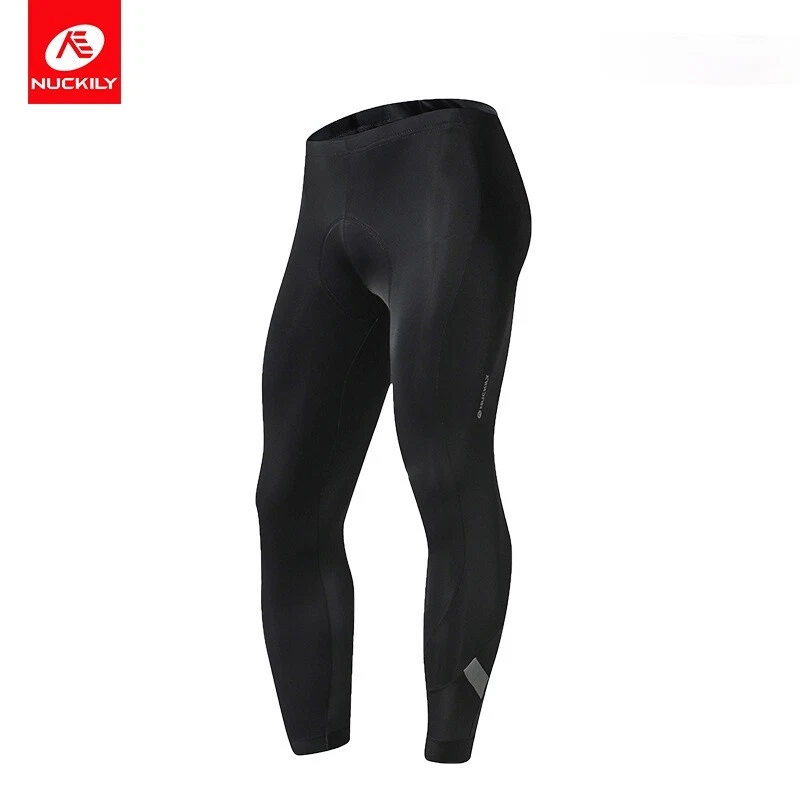 NUCKILY Men Bicycle Mens Black Cycling Pants Tights MTB PantsTrousers Sports Pants