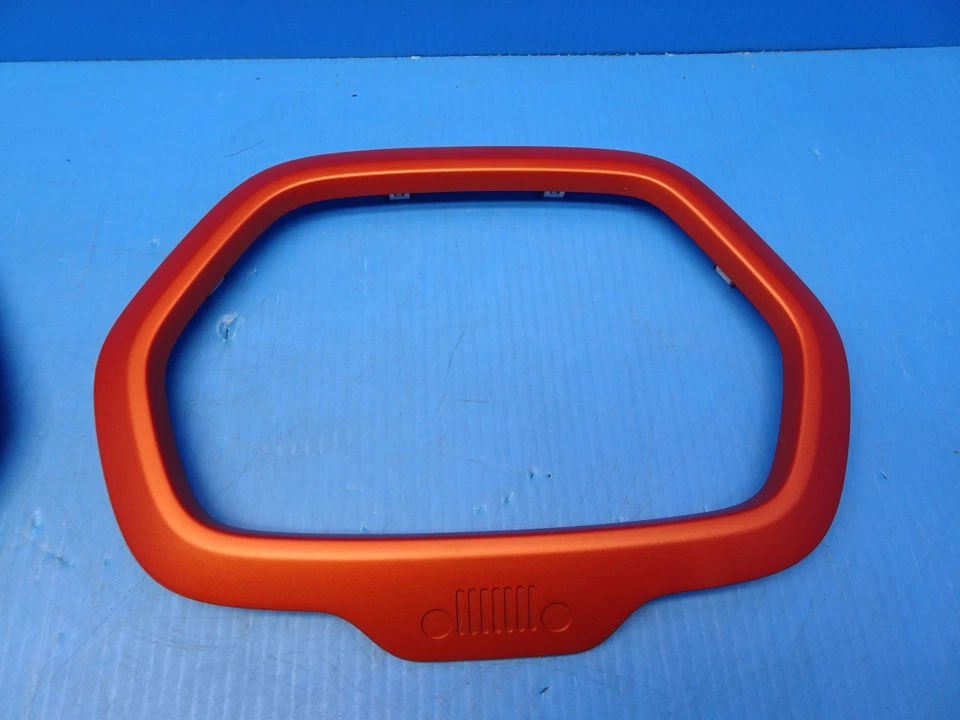 15 16 17 18 JEEP RENEGADE PANEL PUERTA ALTAVOZ ADORNOS BISELES MARCOS ROJO ANODIZADO Foto 4 de 4