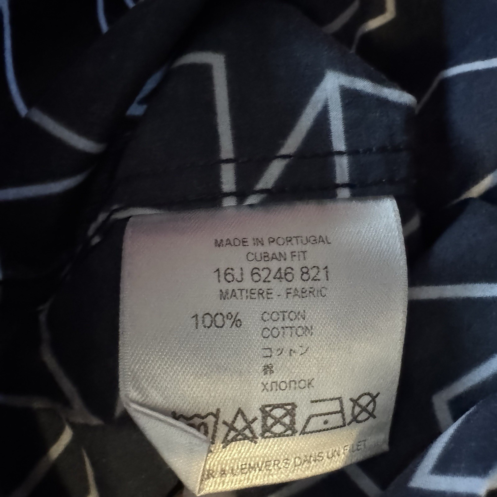 Givenchy Star Patterned Blue Longsleeve Button Do… - image 8