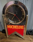 VINTAGE RETRO STYLE MICHELOB BEER LIGHT UP SIGN NON WORKING CLOCK