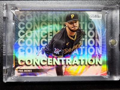 PAUL SKENES RARE REFRACTOR 🔥 HOLO🔥SP🔥INVESTMENT CARD🔥PIRATES