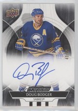2024-25 Upper Deck Engrained Icons Auto Ebony 43/49 Doug Bodger #CA-OU Auto 6wf