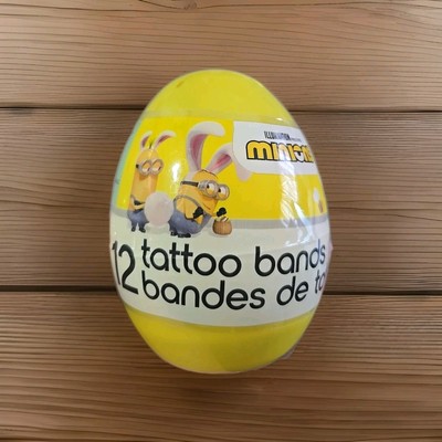Minions Tattoo Bands Easter Egg-Brand New-SHIPS N 24 HOURS