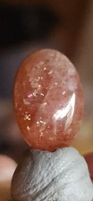 10.38 ct Rainbow Confetti Sunstone, 17x10x7mm