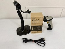 Inateck 2 in 1 Wireless Bluetooth USB Barcode Reader Scanner BCST-10 stand