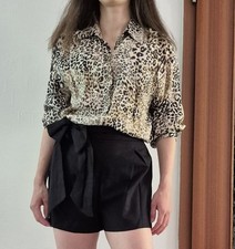 Zara Hemd Bluse Oversize Leo Größe  XS - M animal print leopard