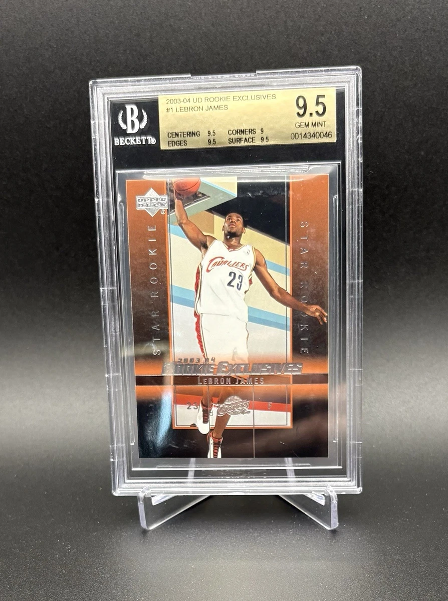 LeBron James Grade 9.5 Basketball Rookie Sports Trading Cards