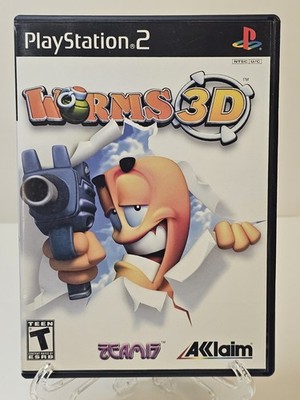 Worms 3D (Sony PlayStation 2, 2004) Complete With Manual 