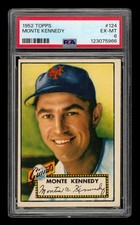 1952 Topps Set-Break #124 Monte Kennedy PSA 6 EX-MT