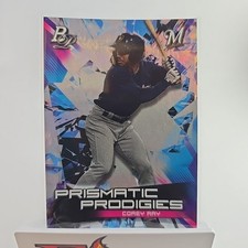 2019 Bowman Platinum - Prismatic Prodigies Corey Ray #PPP-16 (RC) Milwaukee 