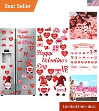 Charming 25-Piece Valentine's Day Refrigerator Magnet Set - Gnome Heart Style
