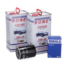 10L ROWE VINTAGE Mild Legiert SAE 20W50 + MAHLE Ölfilter für PORSCHE 911 964