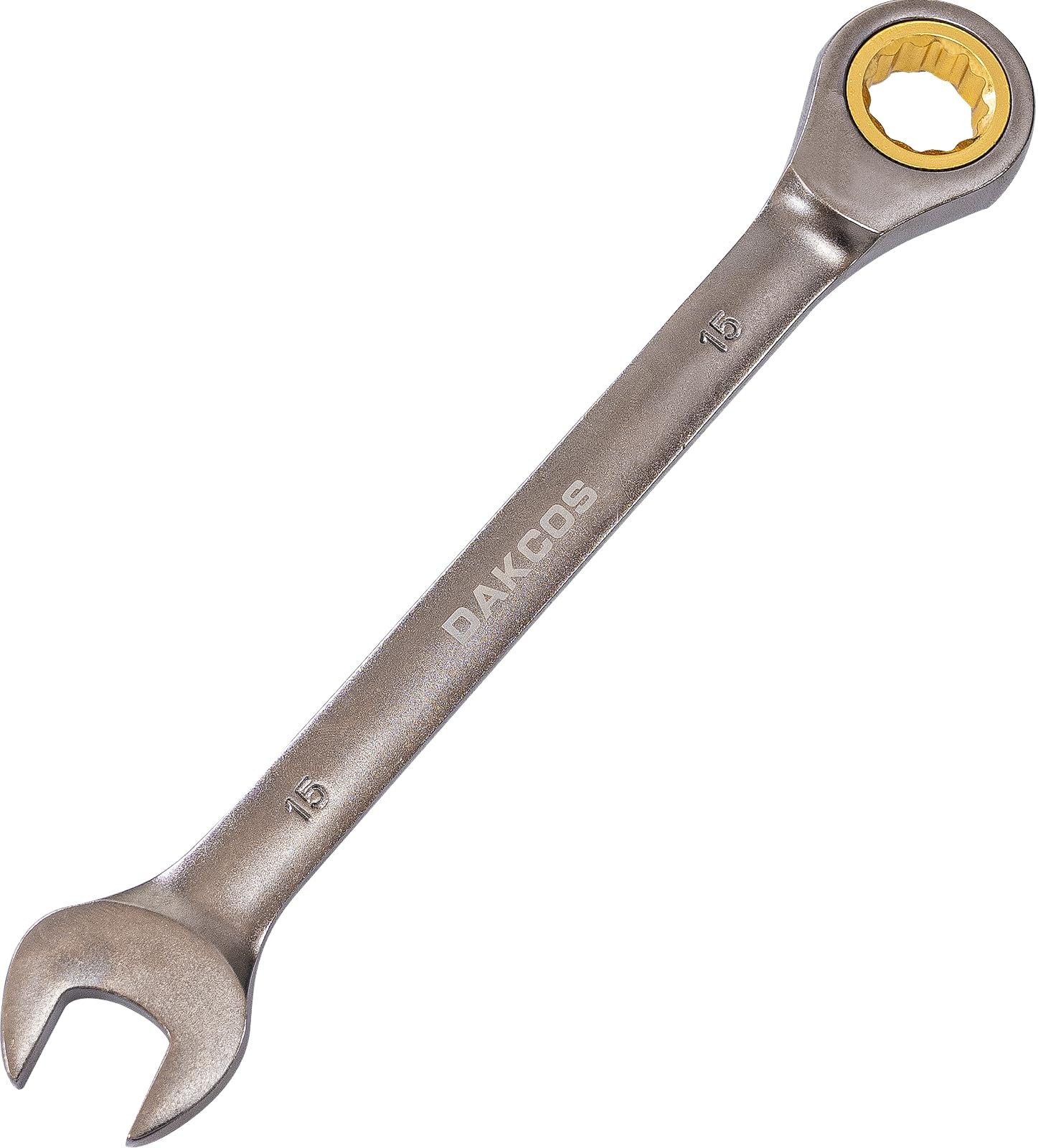 Clé combinée polygonale 15mm en acier au chrome pour outillage durable