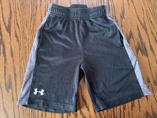 Boys Size 6 Black Under Armour Shorts Sports