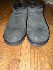 UGG Classic Ultra Mini Ankle Boot for Women - Black, Size US 8