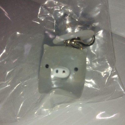 San-X Monochrom Boo Maskottchen Charm Gacha Kapsel Spielzeug unbenutzt