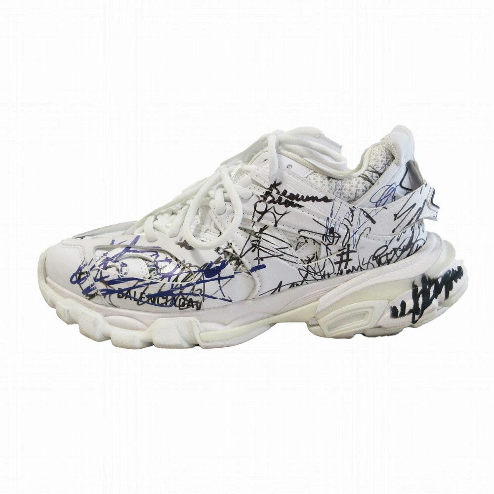 BALENCIAGA  Track Autographe 542436 Graphic Print Low Cut Sneakers Shoes 24.5cm thumbnail 5