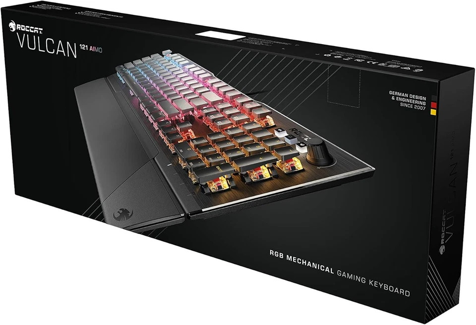 Roccat Vulcan 121 AIMO RGB Mechanical Gaming Keyboard speed UK Layout EU Pac NEW - Image 2 of 4