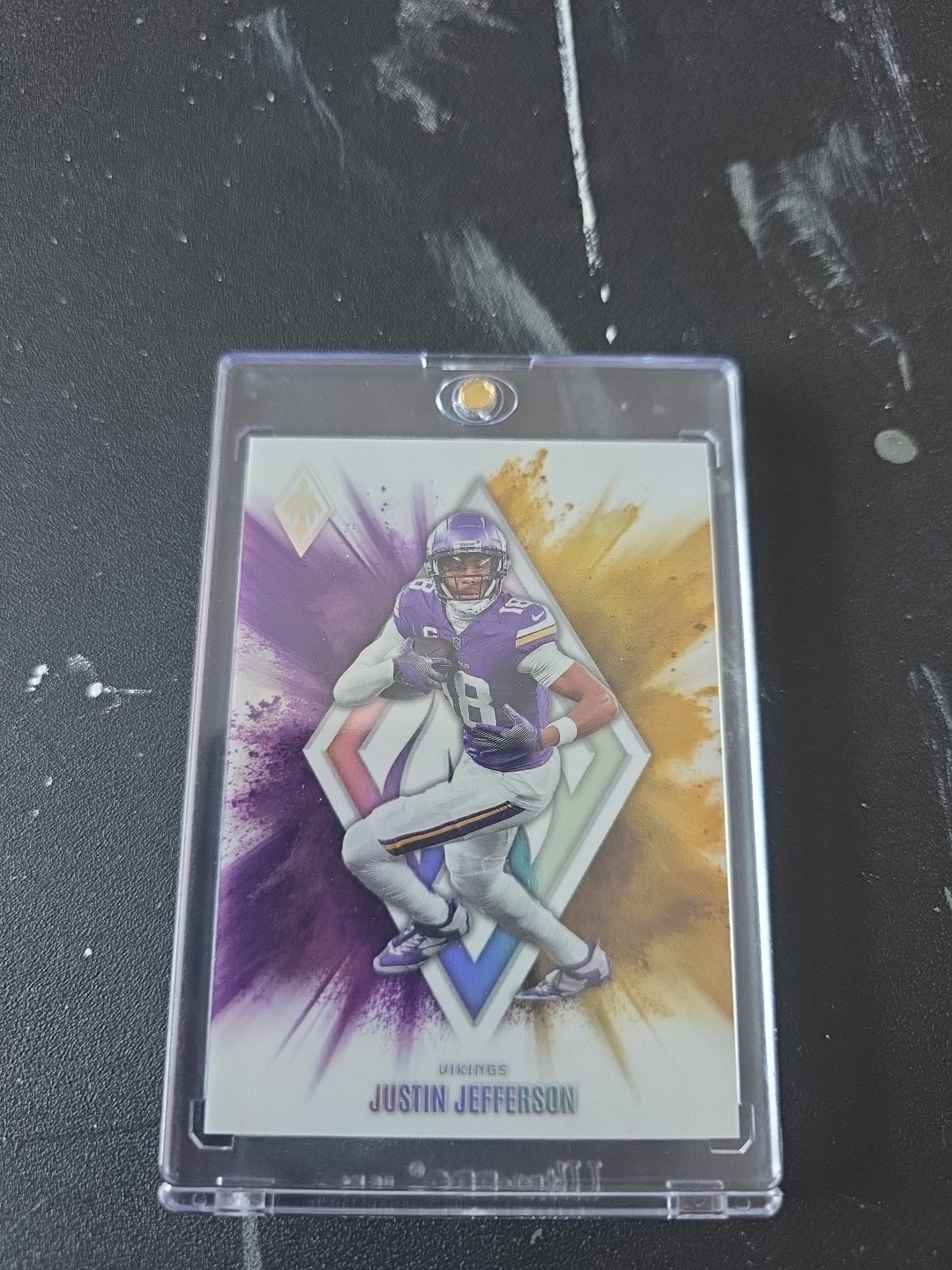 2025 Panini Phoenix Justin Jefferson Color Blast #19 SSP Case Hit Vikings