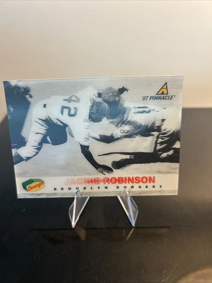 Lote '96 Sportflix +'97 Denny's Lote Jackie Robinson /29 Chipper /20 Sheffield /29 Foto 3 de 4