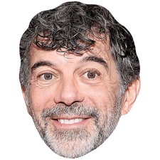 Stephane Plaza Beard Celebrity Mask, Flat Card Face, Fancy Dress Mask