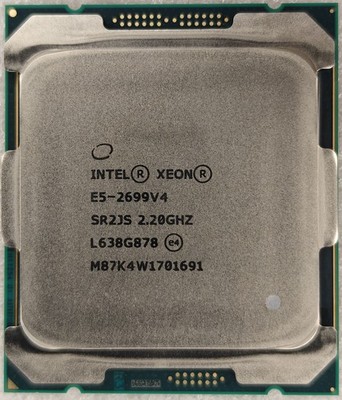 Intel Xeon E5-2699 v4 2.2GHz 55MB 22-Core 145W LGA2011-3 SR2JS Processor