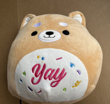 Squishmallows Angie the Shiba Inu Yay 10" Plush Soft Toy Stuffed Animal