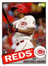 2020 Topps 1985 35th Anniversary #85-38 Aristides Aquino RC - Cincinnati Reds