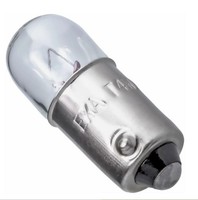 10X Ba9S T4W Metall Sockel Glas Lampe T8.5 12V 4Watt Standlicht GlüHbirne Birne