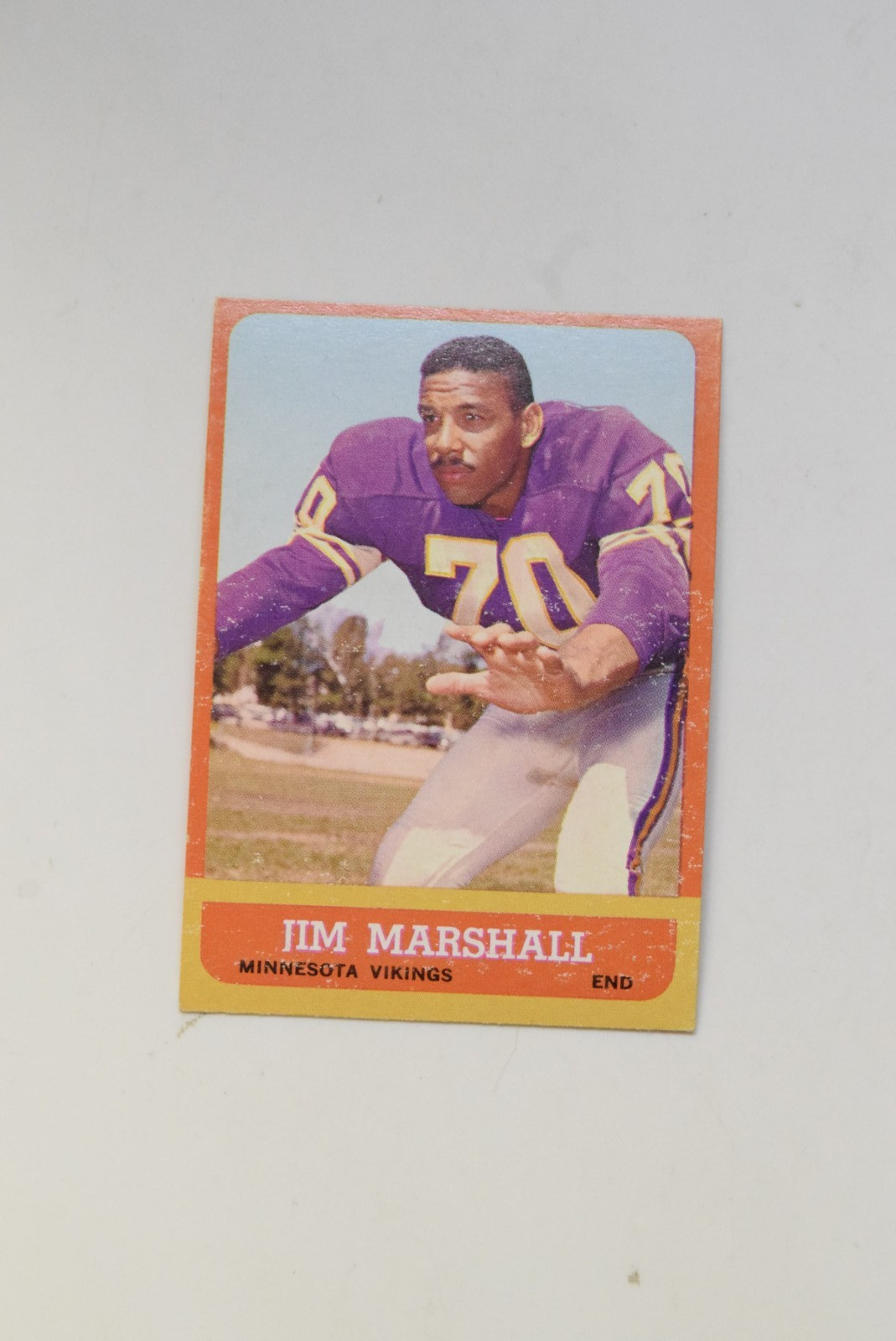 1963 TOPPS FOOTBALL #107 JIM MARSHALL RC! MINNESOTA VIKINGS. EX+