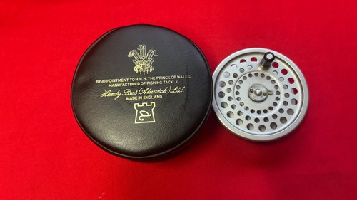 Hardy Bros Ltd England MARQUIS  #8/9 Fly Fishing Reel. Spare Spool. Hardy Pouch.