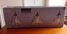Next Pewter Grey Bergen 3 Light Pendant Ceiling Light