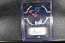 2020 Panini National Treasures Midnight Signatures /99 Aaron Bracho  Auto