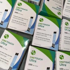 100ct One Touch ULTRA TEST STRIP 1-to 4-2026 Ok Boxes