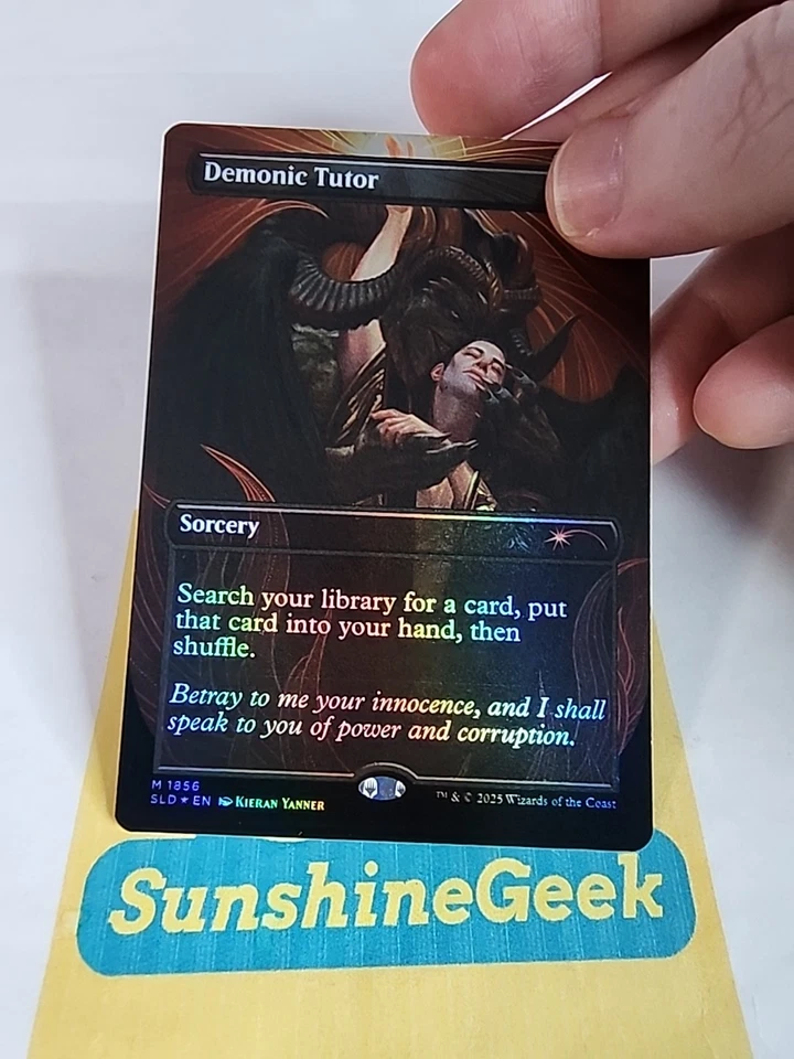 Demonic Tutor (Rainbow Foil) Secret Lair Drop Foil - Image 2 of 3