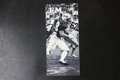 F&M Franklin & Marshall Football Program October 20 1979 Widener Homecoming