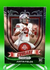 2021 Panini Prizm Draft Picks Crusade Justin Fields #163 Rookie RC Ohio State
