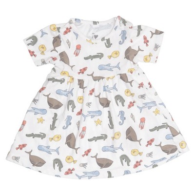 ICA I Love Eco, Kleid, Größe: 68, Weiß/Mehrfarbig, Elasthan/Bio-Baumwolle #CCY