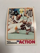 1982 Topps In Action Pete Johnson