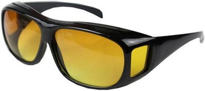 Überzieh Nachtsichtbrille für Autofahrer, für Brillenträger, getönte pola