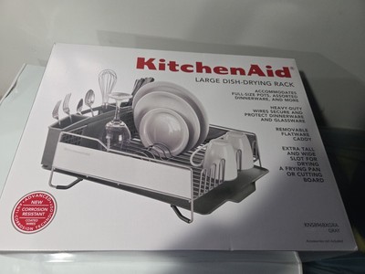 BIG SALE! KitchenAid Full Size Dish Rack, Large Capacity, Rust-Resistant, New