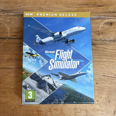 Microsoft Flight Simulator Premium Deluxe DVD, Windows 10 (01591)