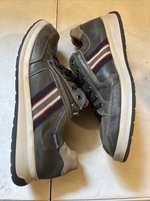 Mephisto Air Jet Blue Leather Comfort Casual Shoes Sneakers Men's 9.5 US