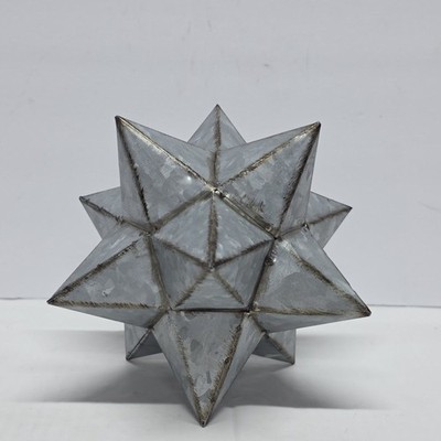 3D Metal Star Sculpture Figurine Moroccan Style Geometric Art Decor