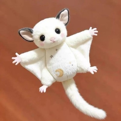 Flying Squirrel Plush Hanging Toy, Sugar Glider Small Doll Keychain Backpack!!!!