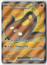 Stunfisk ex 252/217 Ultra Rare Ascended Heroes Pokemon Holo Near Mint